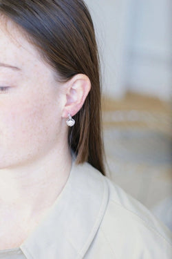 Boucles d'oreilles chaton illusion diamants - Castafiore