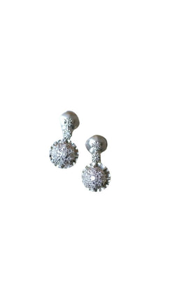 Boucles d'oreilles chaton illusion diamants - Castafiore