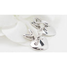 Boucles d'oreilles CHAUMET "Double Liens" en or blanc et diamants - Castafiore