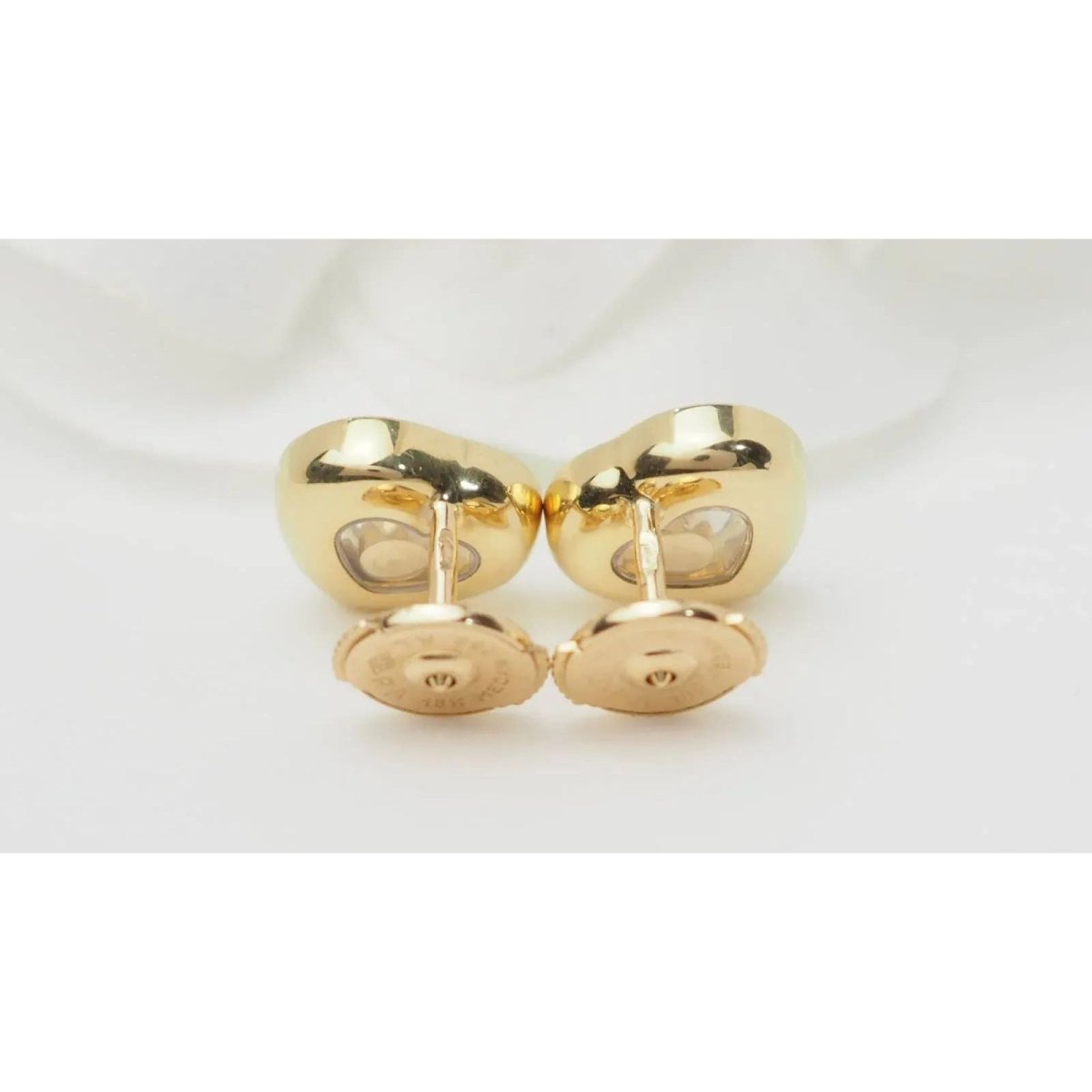 Boucles d'oreilles CHOPARD "Coeur Happy Diamonds" en or jaune et diamant - Castafiore