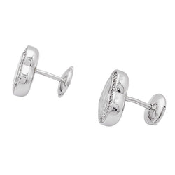 Boucles d'oreilles CHOPARD "Happy Diamonds" en or blanc et diamants - Castafiore