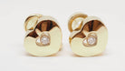 Boucles d'oreilles Chopard " Happy Diamonds " en or jaune et diamant - Castafiore