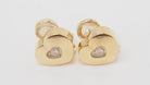 Boucles d'oreilles Chopard Happy Diamonds en or jaune et diamant - Castafiore