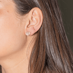 Boucles d'oreilles CHOPARD "Happy diamonds" en or rose et diamants - Castafiore