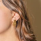 Boucles d'oreilles Clip BOUCHERON "Boules croisées" en or jaune - Castafiore