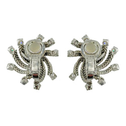 Boucles d'oreilles Clip BOUCHERON en or blanc et diamants - Castafiore