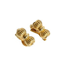 Boucles d'oreilles Clip BOUCHERON Noeuds en or jaune - Castafiore