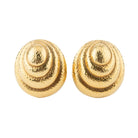 Boucles d'oreilles Clip David WEBB en or jaune - Castafiore