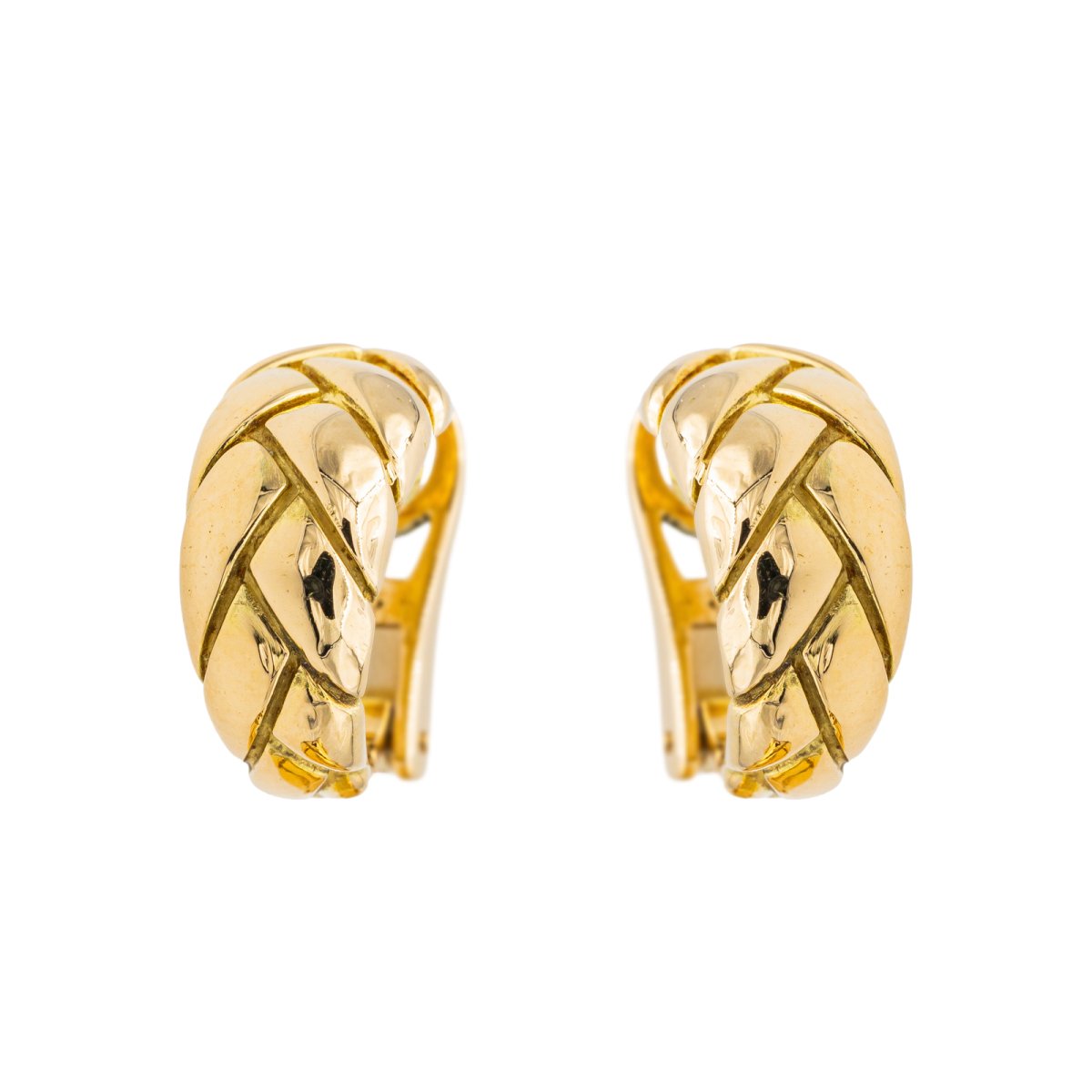 Boucles d'oreilles Clip en or jaune - Castafiore