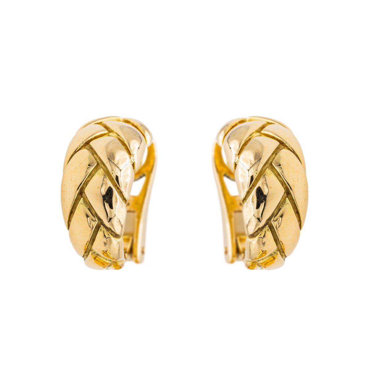 Boucles d'oreilles Clip en or jaune - Castafiore