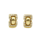 Boucles d'oreilles Clip en or jaune et diamant - Castafiore