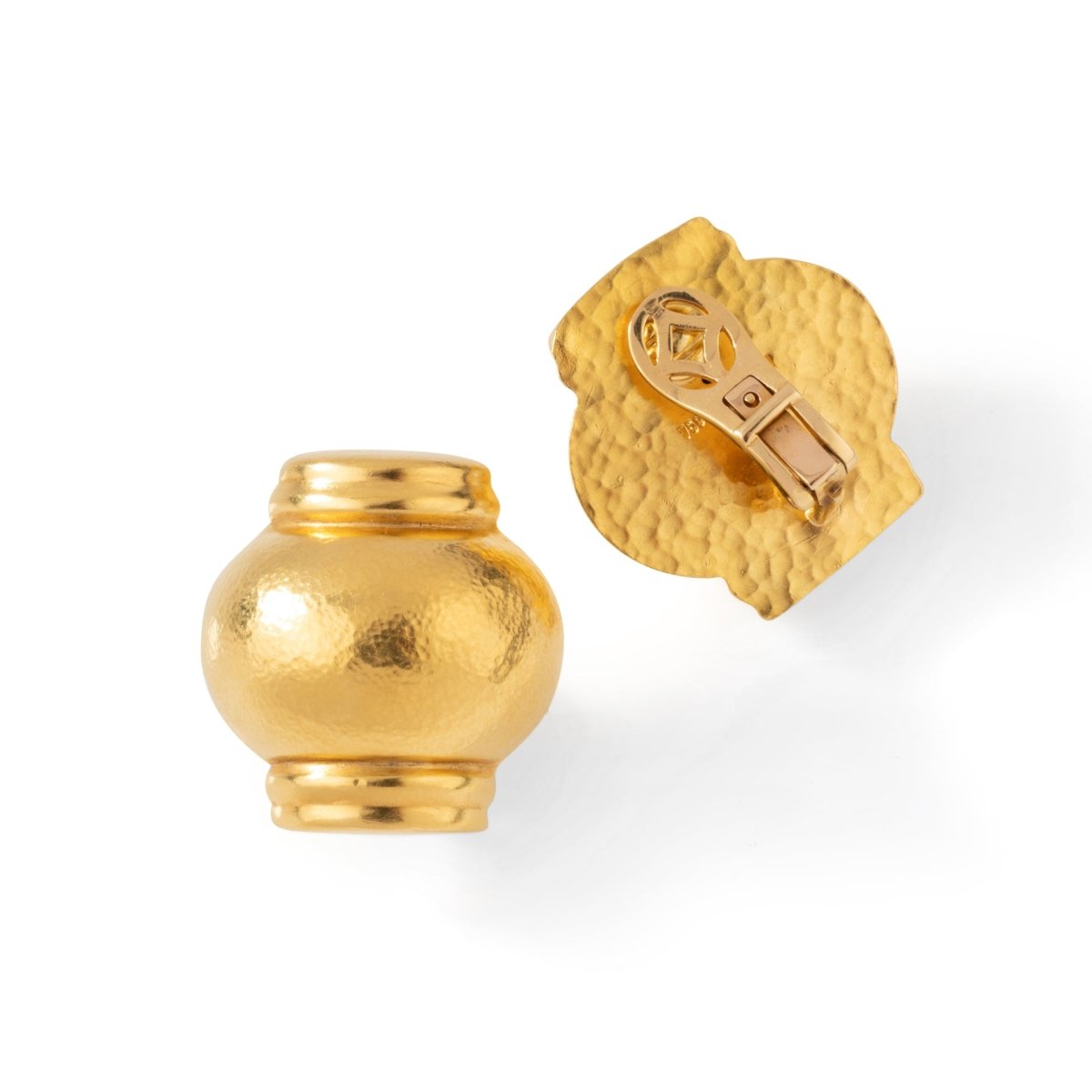 Boucles d'oreilles Clip LALAOUNIS Pot en or jaune - Castafiore