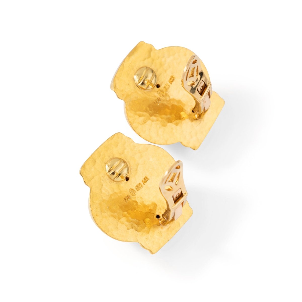 Boucles d'oreilles Clip LALAOUNIS Pot en or jaune - Castafiore