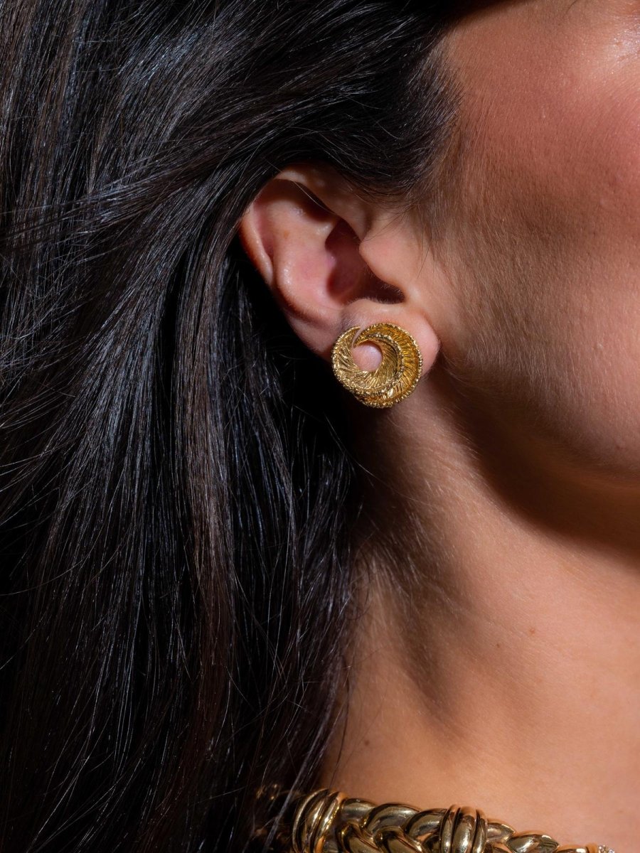 boucles d'oreilles Clip Or jaune - Castafiore