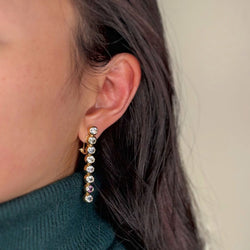 Boucles d'oreilles Clip Or jaune & Saphirs - C.BUCHERER - Castafiore