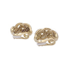 Boucles d'oreilles Clip Pavées en or jaune et diamants - Castafiore