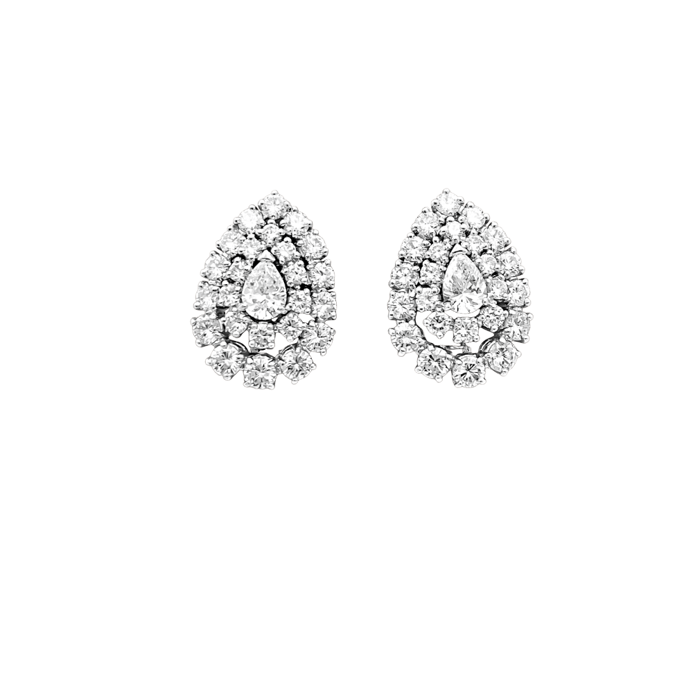 Earrings Boucheron in paltinium and diamonds.