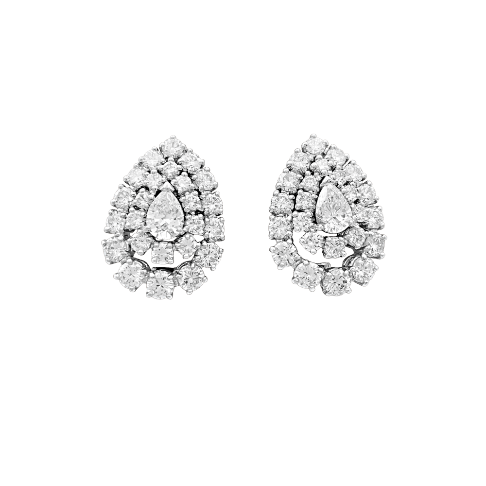 Earrings Boucheron in paltinium and diamonds.
