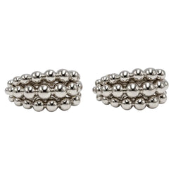 Boucles d'oreilles Clips BOUCHERON "Grains de raisin" en or blanc - Castafiore