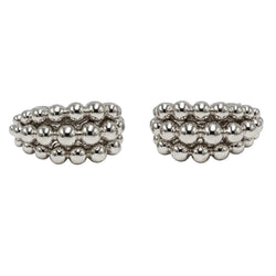 Boucles d'oreilles Clips BOUCHERON "Grains de raisin" en or blanc - Castafiore