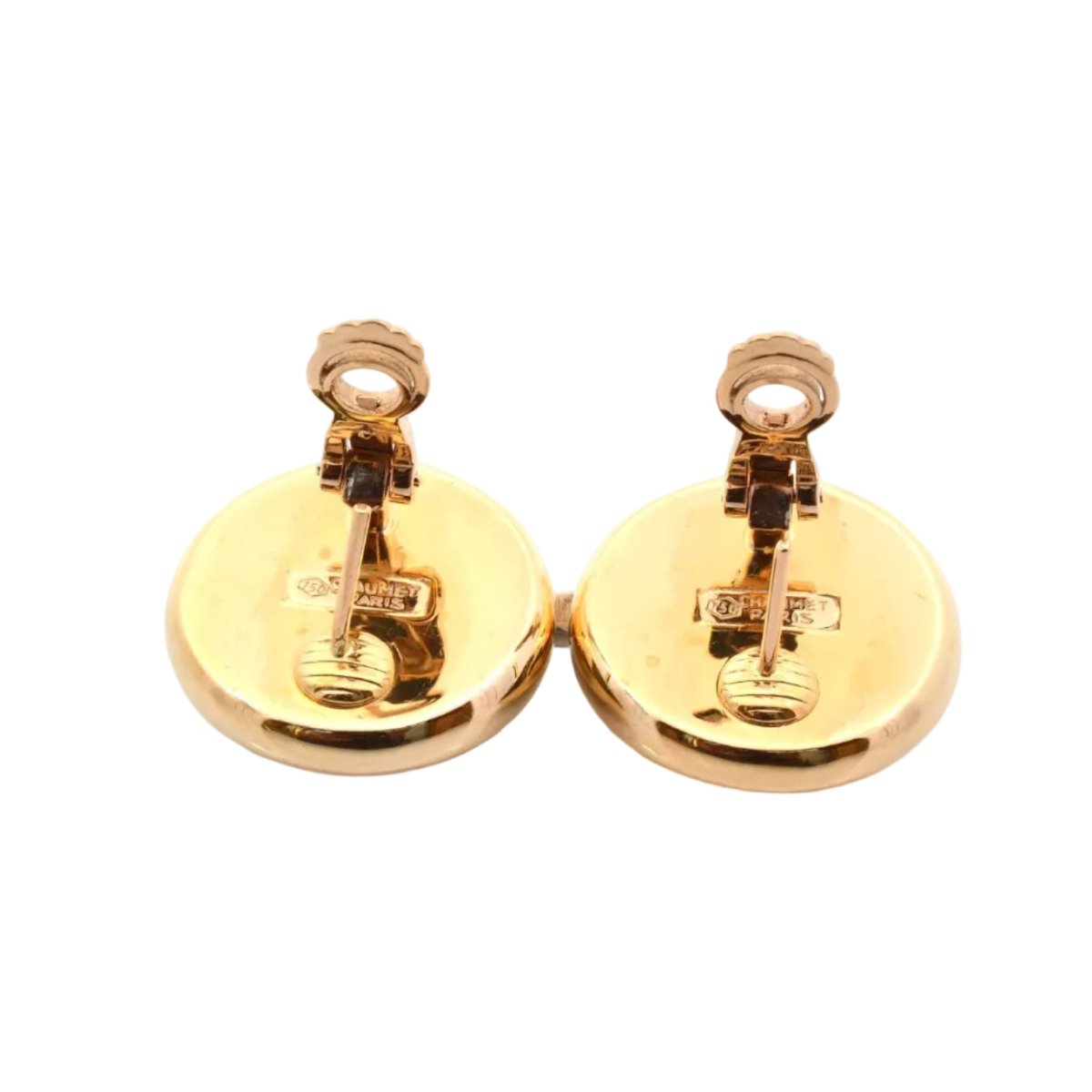 Earrings Chaumet in gold and cultured pearls