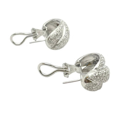 Boucles d'oreilles Clips DAMIANI en or blanc et diamants - Castafiore