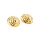 Boucles d'oreilles Clips David WEBB en or jaune - Castafiore