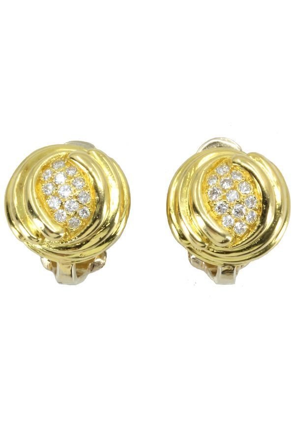 BOUCLES D'OREILLES CLIPS DIAMANTS - Castafiore