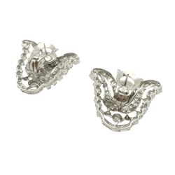 Boucles d'oreilles Clips en or blanc et diamants - Castafiore