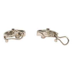 Boucles d'oreilles Clips en or blanc et diamants - Castafiore