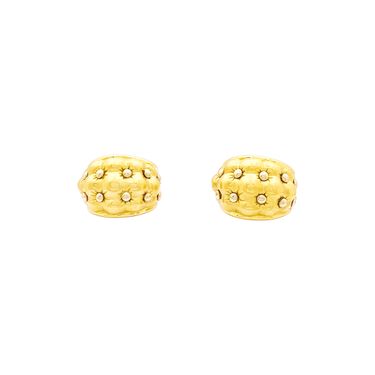 Boucles d'oreilles clips en or jaune - Castafiore
