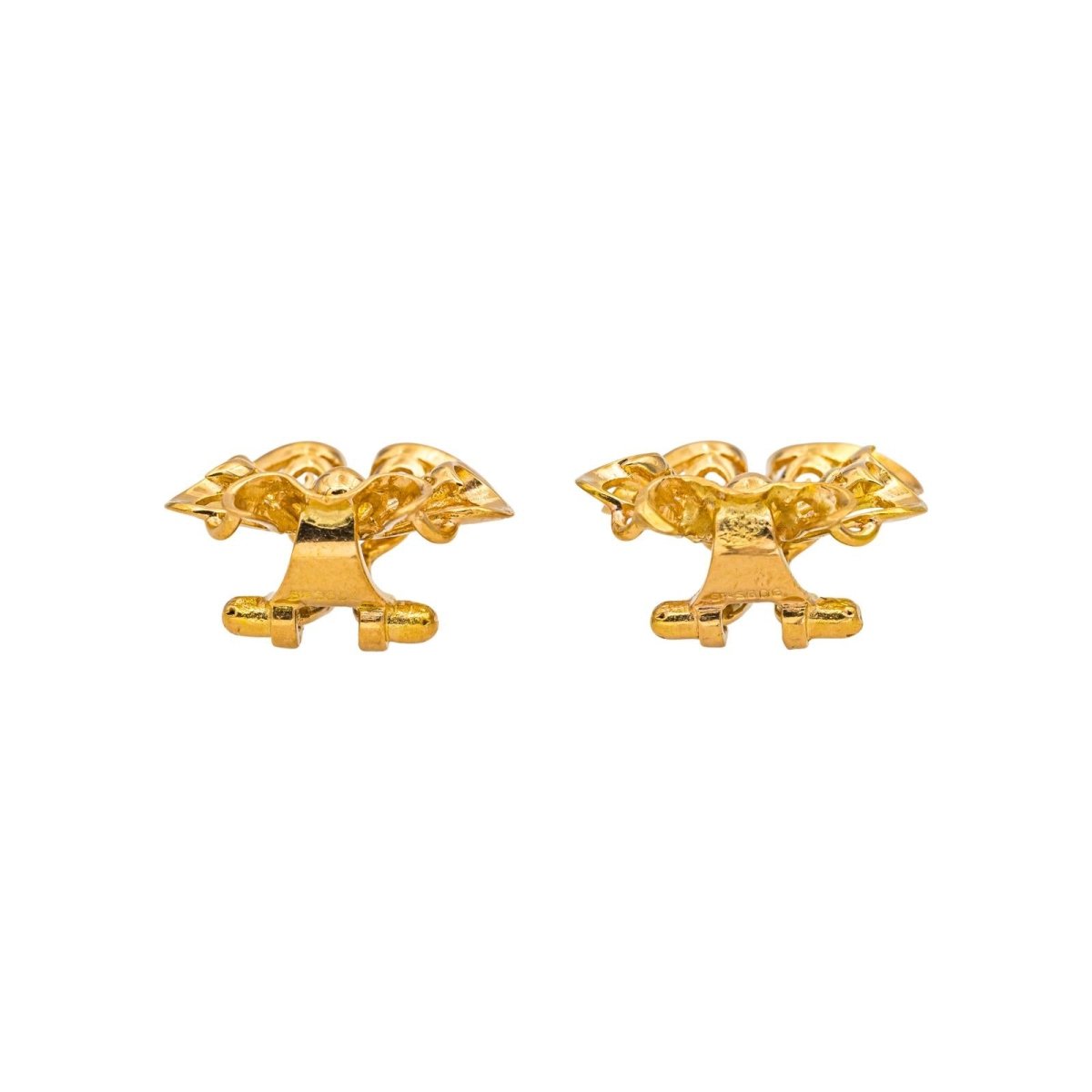 Boucles d'oreilles Clips en or jaune - Castafiore