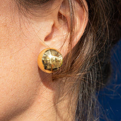 Boucles d'oreilles Clips en or jaune - Castafiore