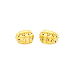 Boucles d'oreilles clips en or jaune - Castafiore