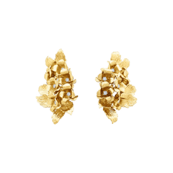Boucles d'oreilles Clips en or jaune et diamants - Castafiore