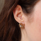 Boucles d'oreilles Clips en or jaune et diamants - Castafiore