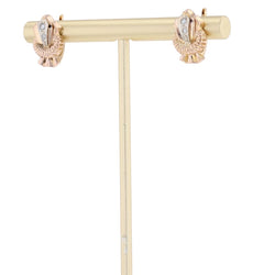 Boucles d'oreilles Clips en or jaune et diamants - Castafiore