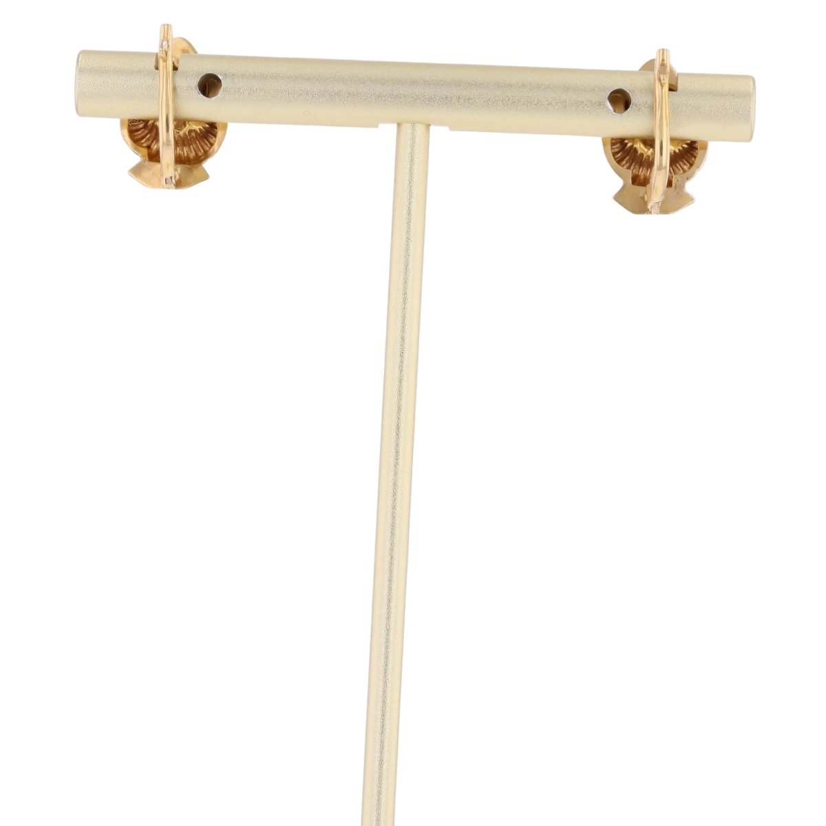 Boucles d'oreilles Clips en or jaune et diamants - Castafiore