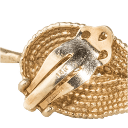 Boucles d'oreilles Clips en or jaune et perles - Castafiore