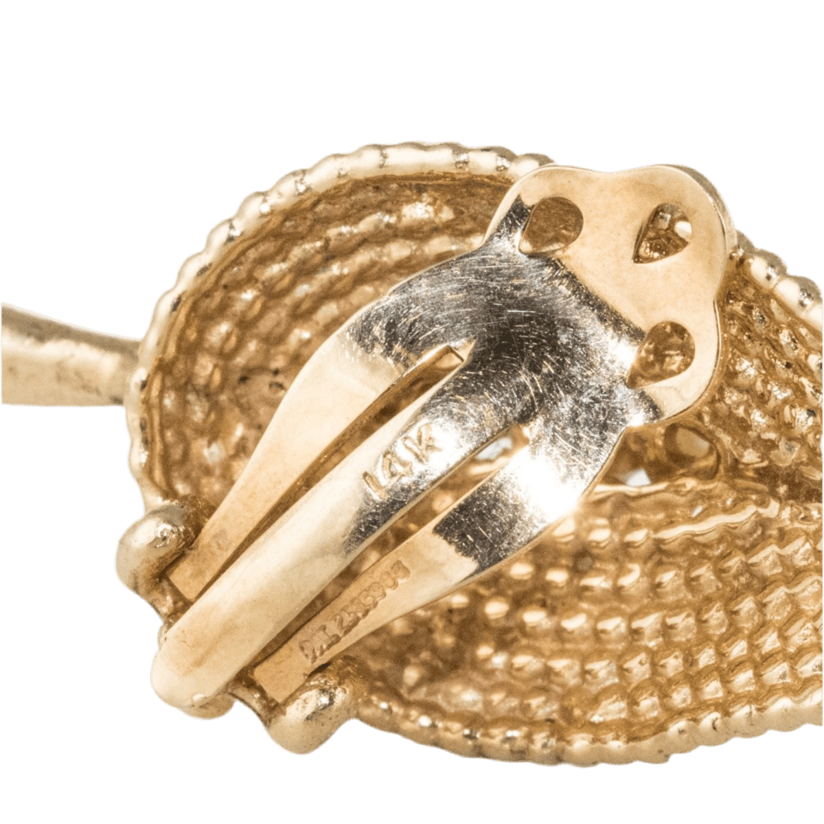 Boucles d'oreilles Clips en or jaune et perles - Castafiore