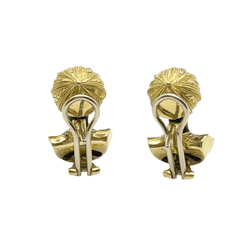 Boucles d'oreilles Clips en or jaune, or blanc et diamants - Castafiore