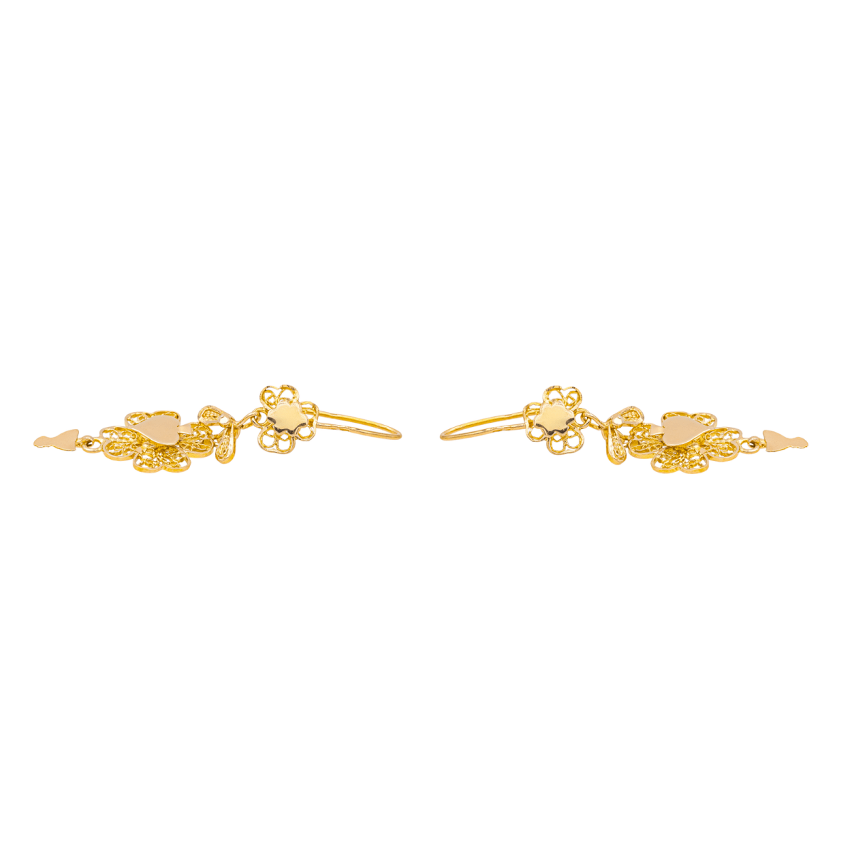 Boucles d'oreilles Clips en or rose - Castafiore