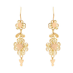 Boucles d'oreilles Clips en or rose - Castafiore