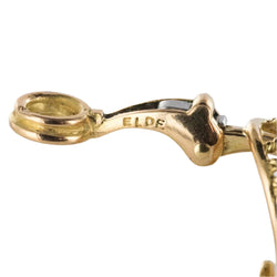 Boucles d'oreilles clips feuilles d'or - Castafiore