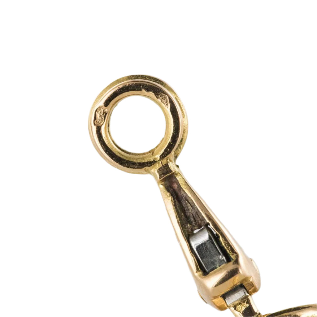 Boucles d'oreilles clips feuilles d'or - Castafiore