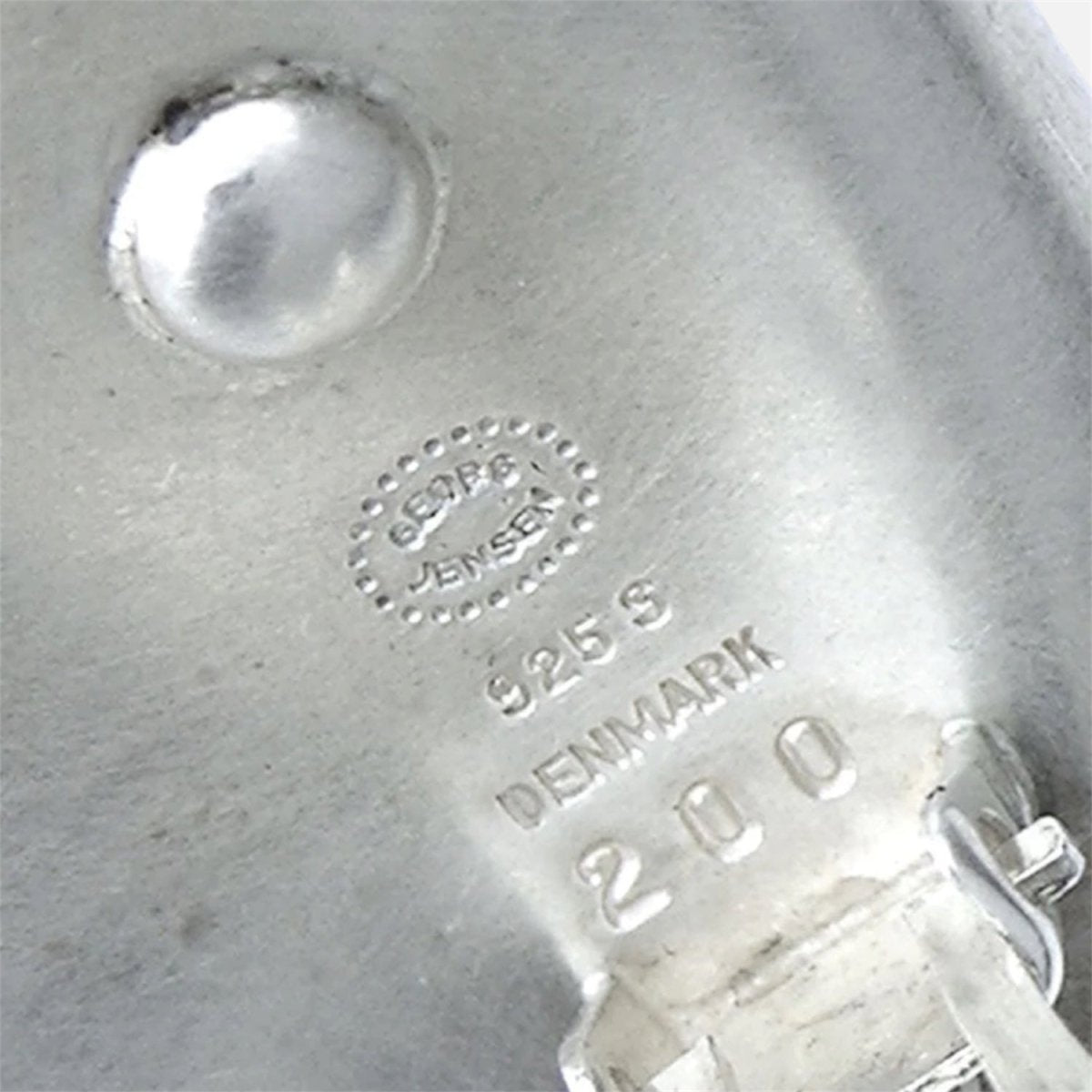 Boucles d'oreilles Clips GEORG JENSEN "N°200" en argent - Castafiore