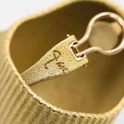 Boucles d'oreilles Clips JAR "Lumaconi" en aluminium et or jaune - Castafiore