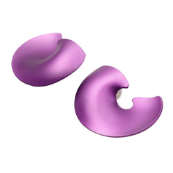 Boucles d'oreilles Clips JAR "Valérie" en aluminium et or jaune - Castafiore