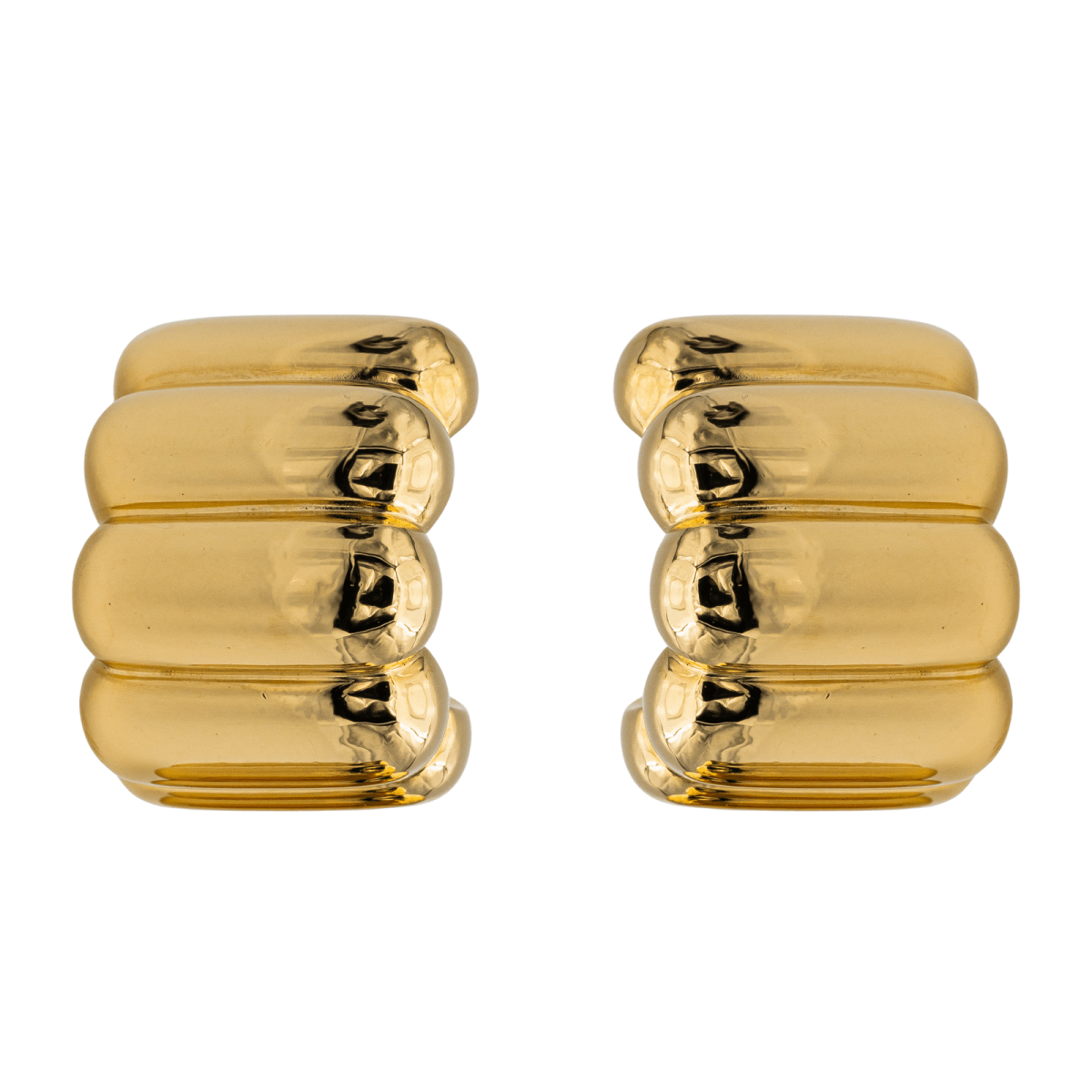 Boucles d'oreilles Clips O.J PERRIN en or jaune - Castafiore