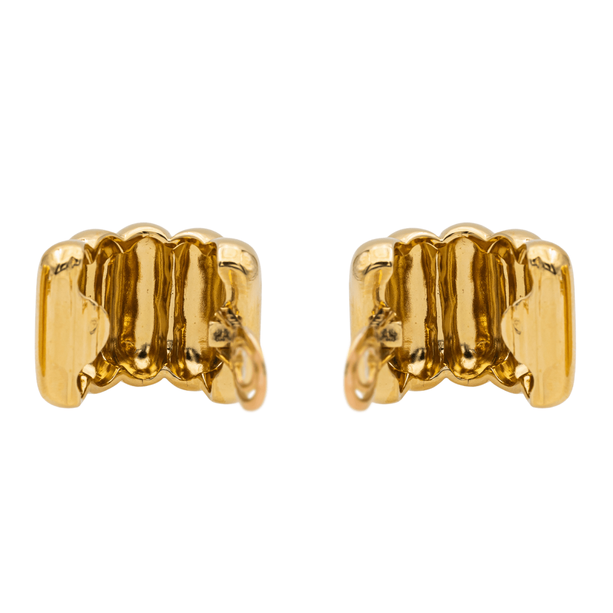 Boucles d'oreilles Clips O.J PERRIN en or jaune - Castafiore